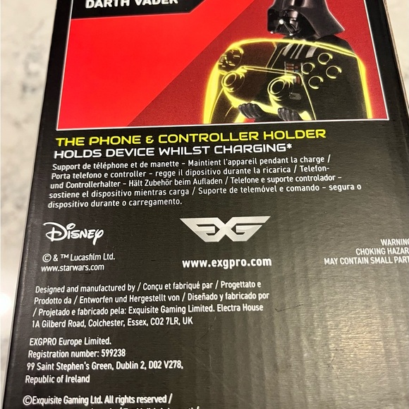 Star Wars Darth Vader Cable Guys Game Controller and Phone Holder Station New! - Picture 7 of 8